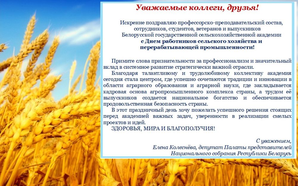 Поздравление