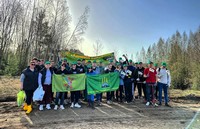 Совет молодых ученых принял участие в республиканской добровольной акции «Аднавiм лясы разам!»