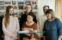 Учебное занятие студентов факультета бухгалтерского учета на базе РУП «Учхоз БГСХА»