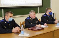 Встреча с начальником управления Следственного комитета Республики Беларусь по Могилевской области генерал-майором юстиции В.В. Шалухиным: новый этап взаимодействия