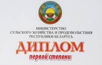 УО БГСХА награждена дипломами