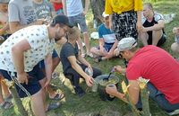 Учебная практика по гидробиологии у студентов-рыбоводов
