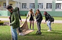 Субботник в академии