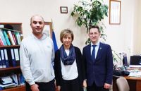 Встреча студентов специальности «Маркетинг» факультета бизнеса и права и Высшей школы агробизнеса со специалистом ОАО «Савушкин продукт» Санько Д.В.