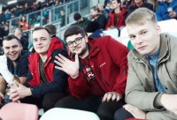 Наши студенты на футболе. Нидерланды - Беларусь