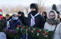 Митинг, посвященный 32 годовщине вывода советских войск из Афганистана