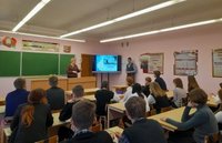 Профориентационная работа кафедры почвоведения в Хотимском районе