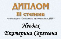 Участие в VI Международном конкурсе студенческих научно-исследовательских работ «Проблемы и перспективы развития экономики региона в условиях нестабильности»