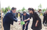 Встреча ректора академии В.В. Великанова с учащимися школ Чаусского района